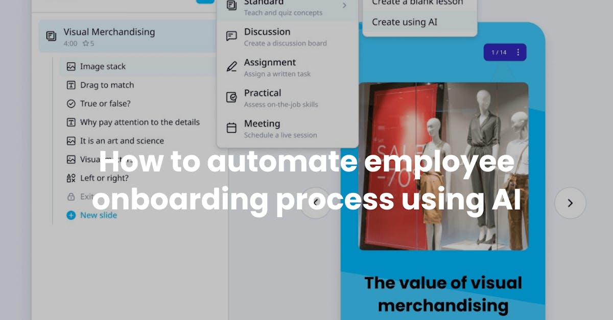 How to automate employee onboarding process using AI