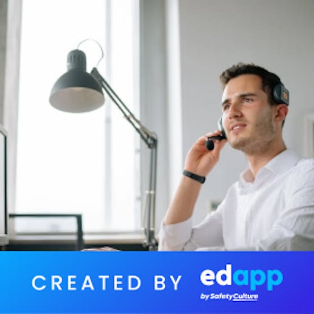 SC Training (formerly EdApp) Training courses on customer service skills - Improving Your First Call Resolution (FCR)