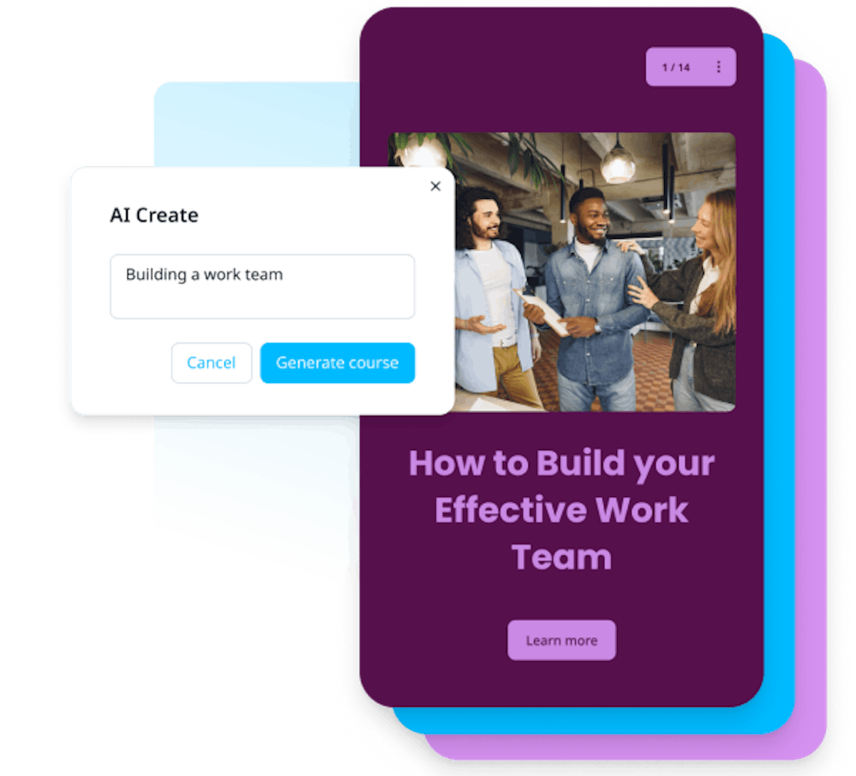 Business gamification app - SC Training (formerly EdApp) Create with AI