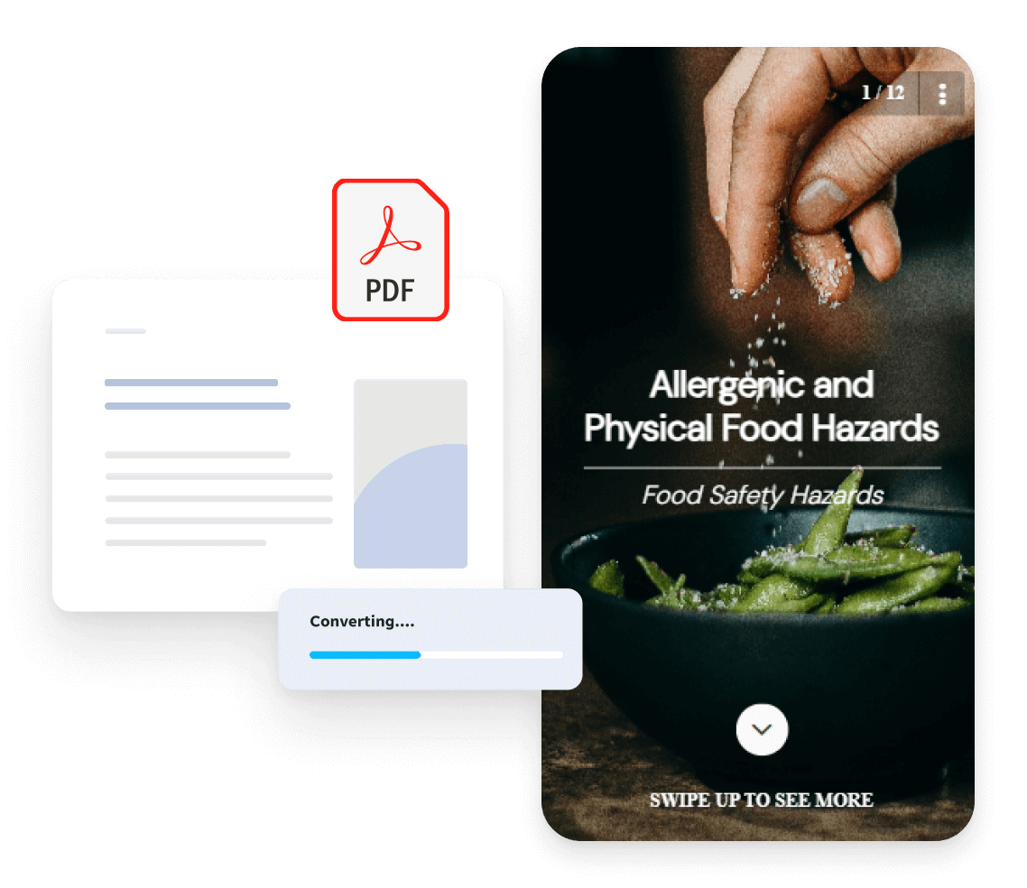 Food safety manual - Convert to SC Training (formerly EdApp) microlearning course