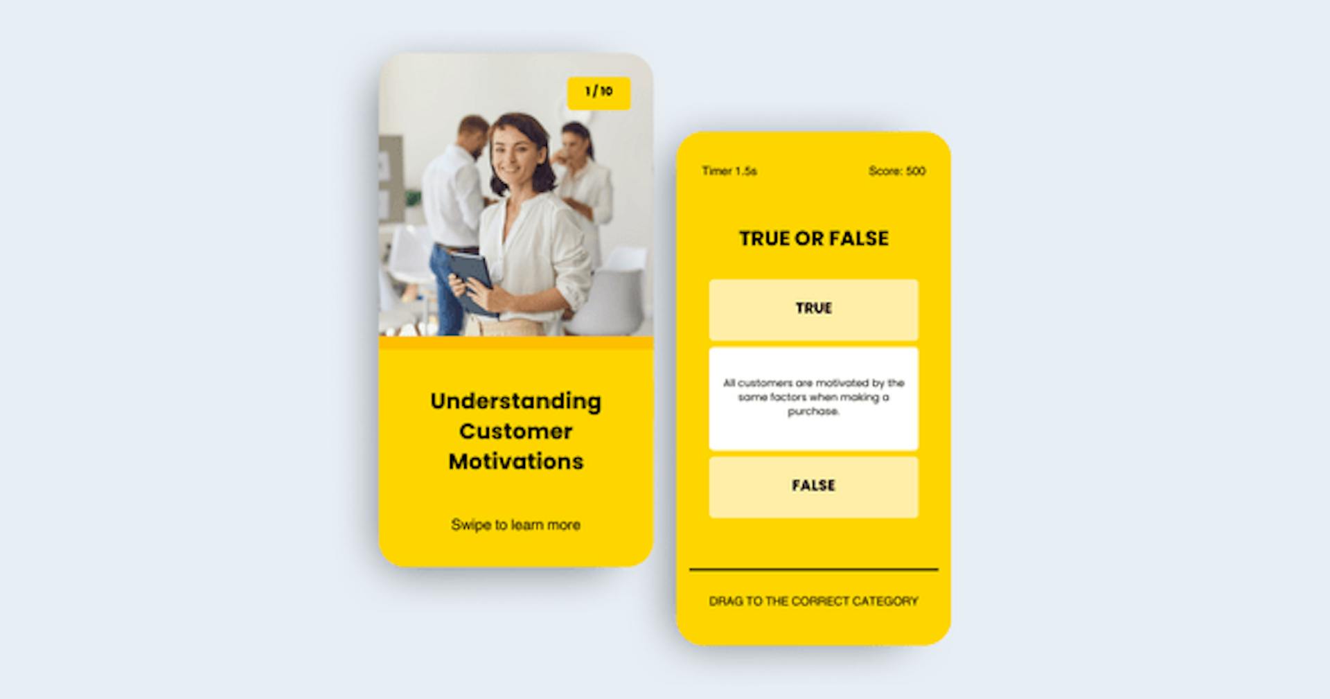 Understanding customer motivations on SC Training