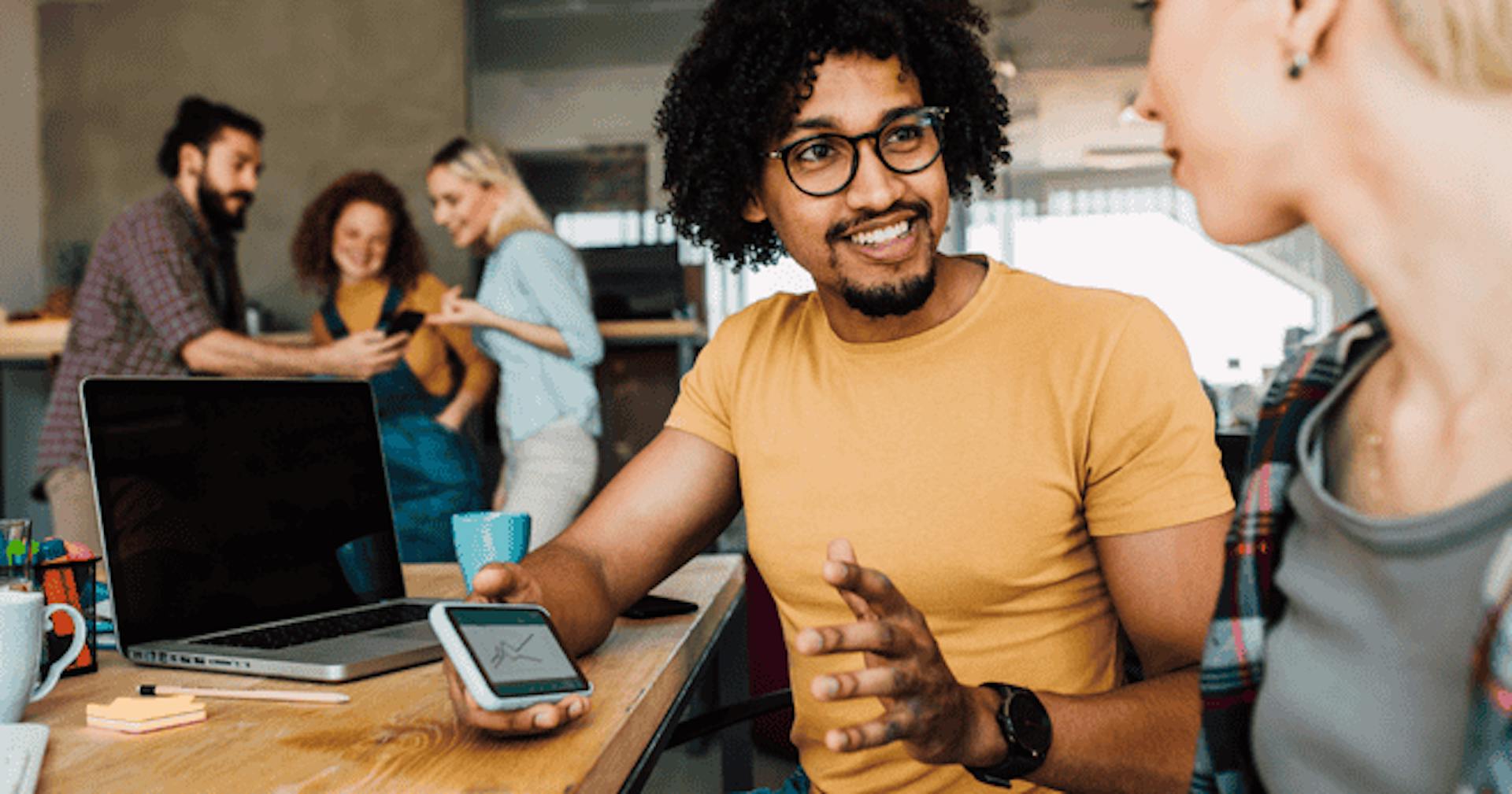 Employees mentoring each other