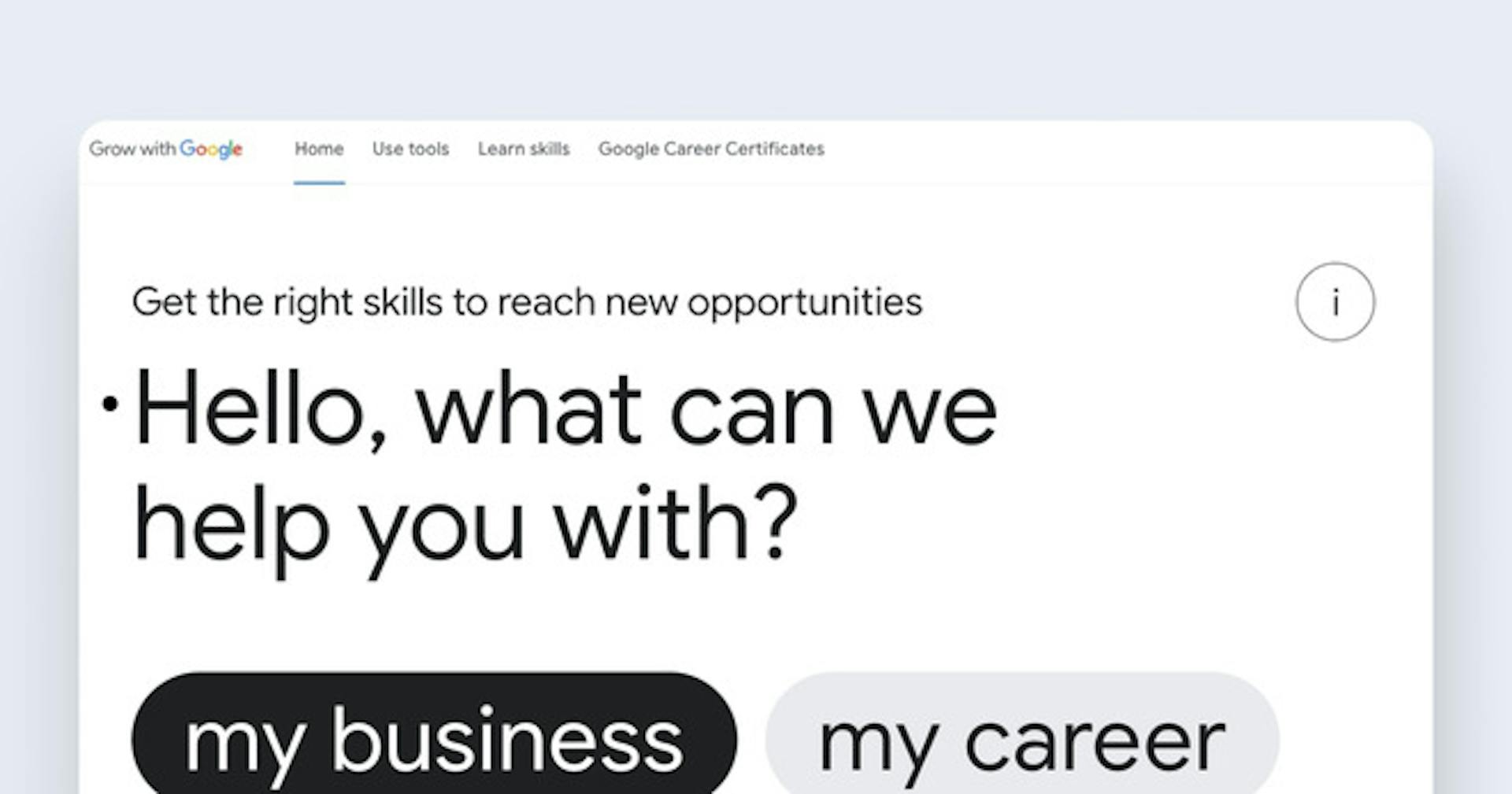 Social media learning platform - Grow With Google