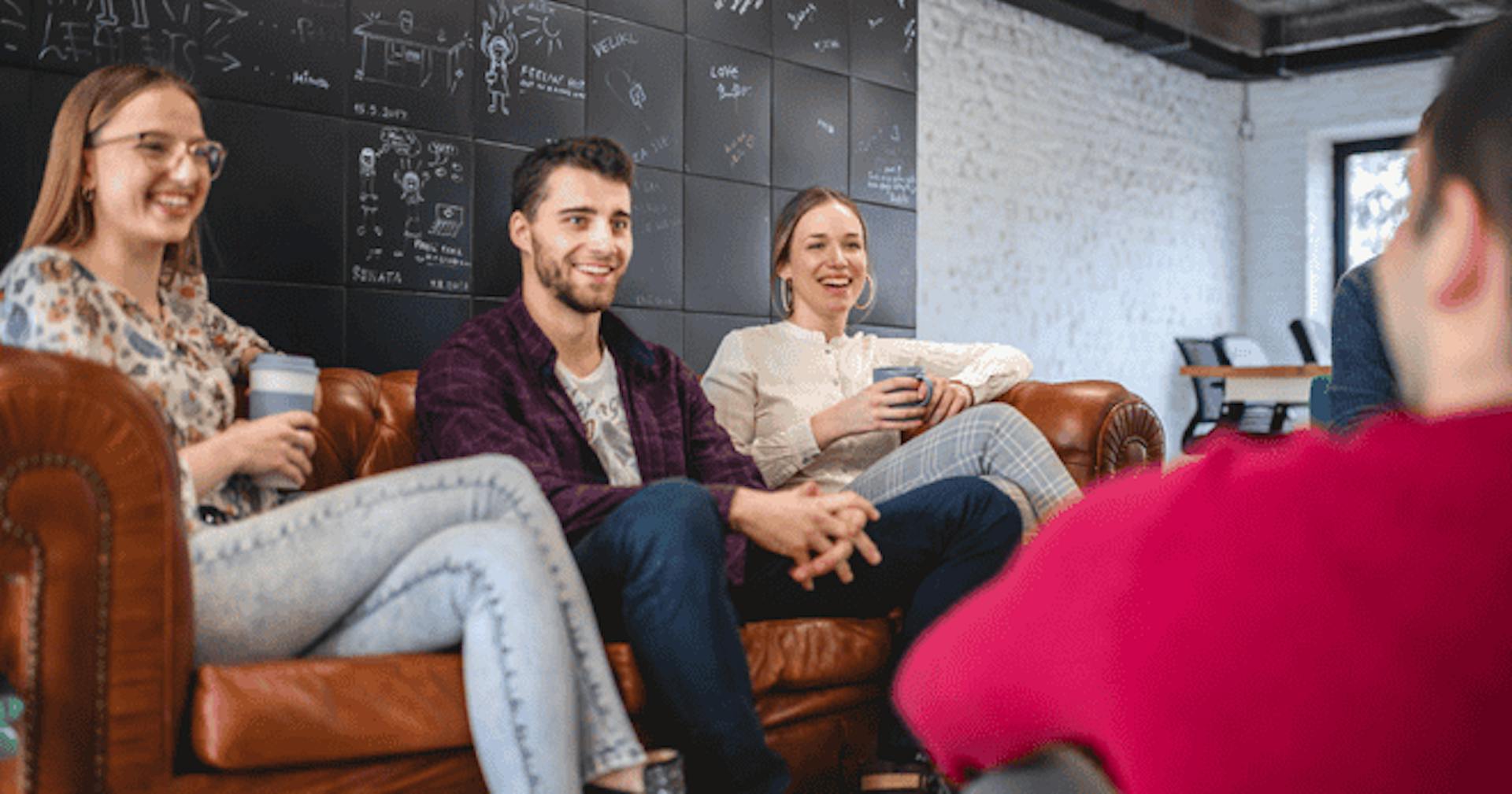 Storytelling workshops between a team as a communication training activity