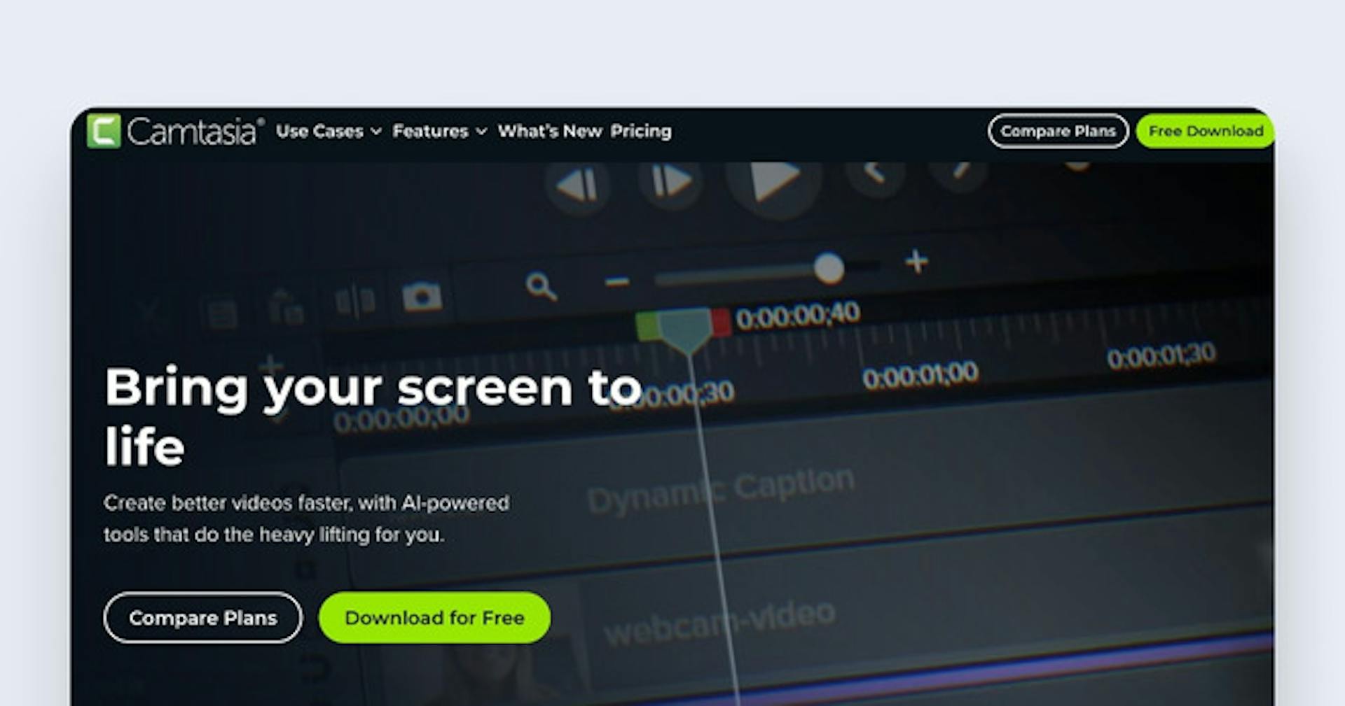 SCORM creator software - Camtasia