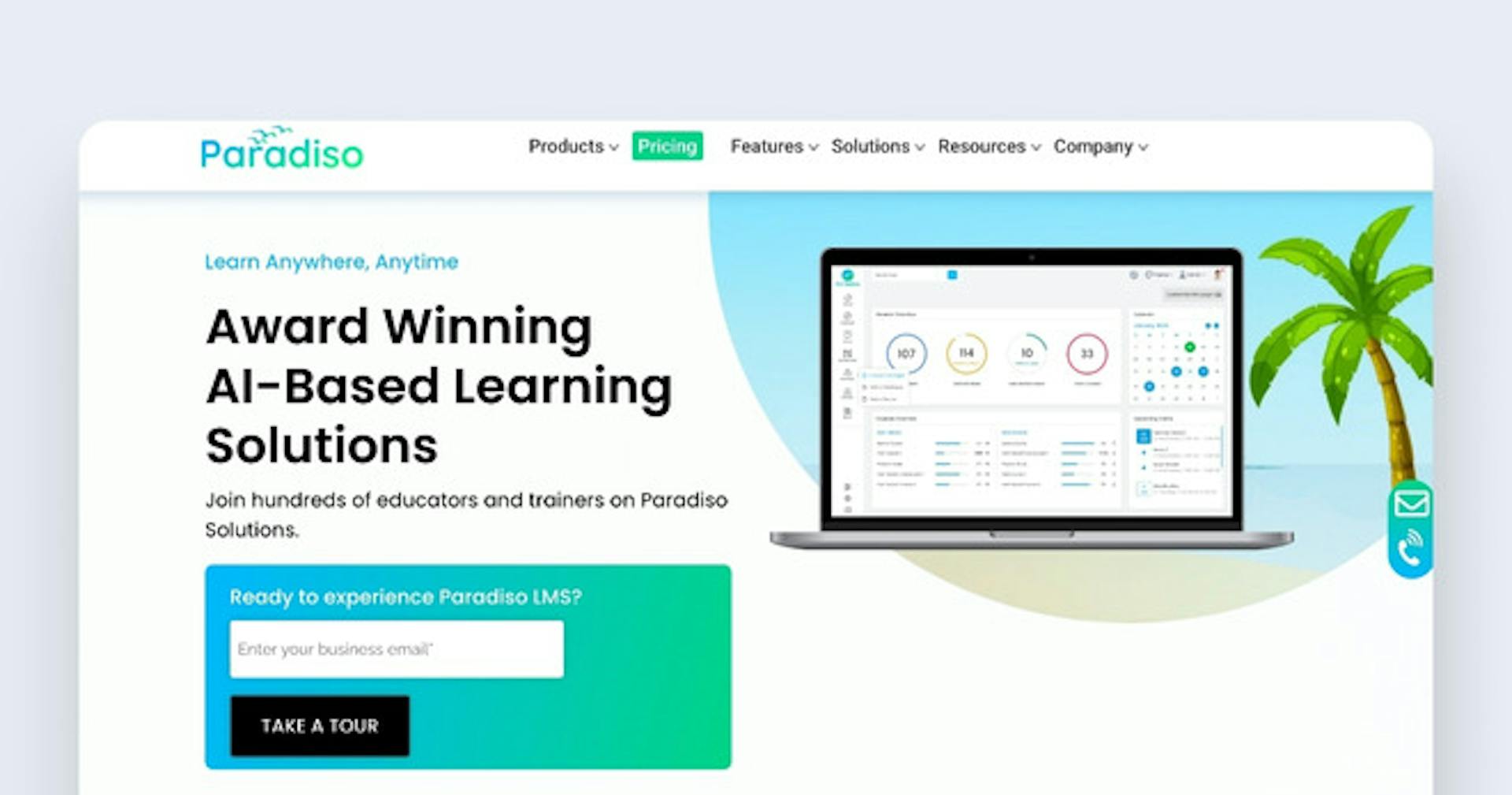 LMS with AI - Paradiso