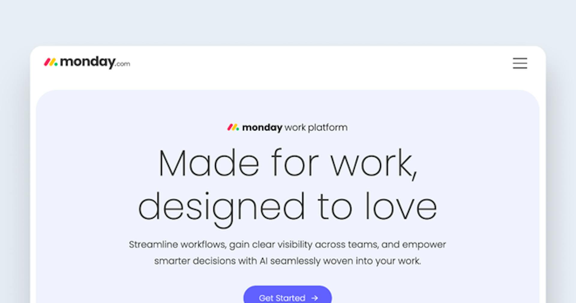 Employee management app - Monday.com