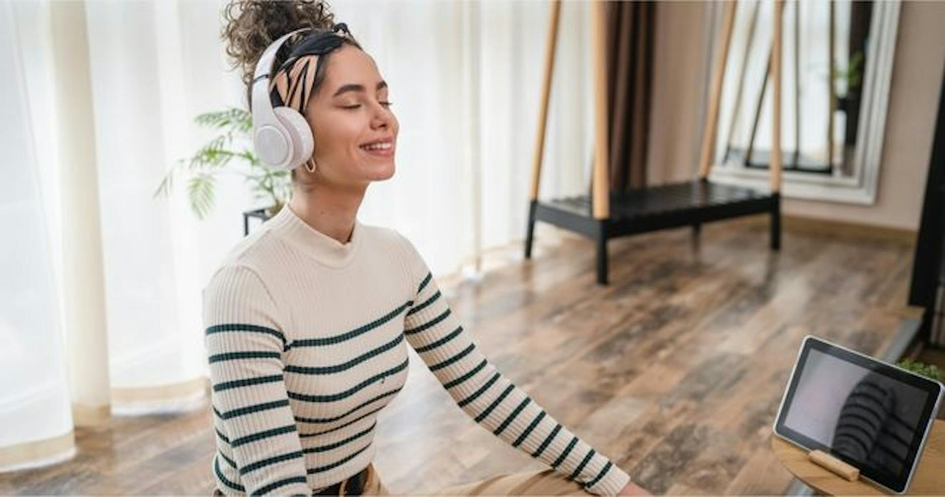 Caregiver having self-care time off hours