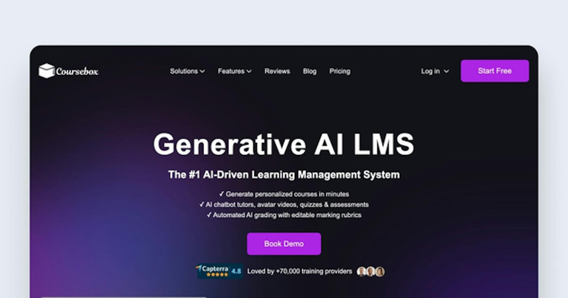 Artificial intelligence learning app - Coursebox