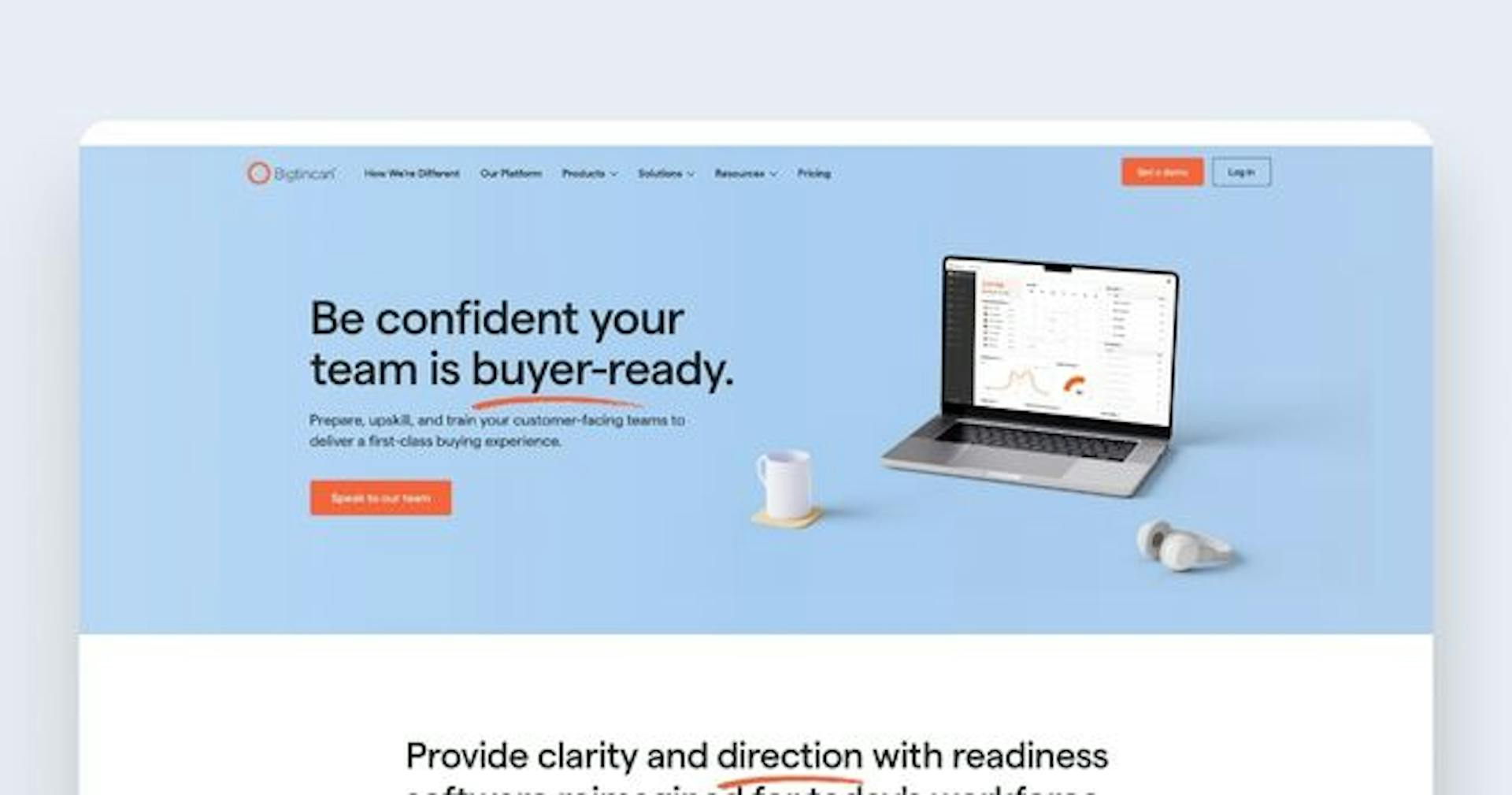 Sales enablement tools - Bigtincan