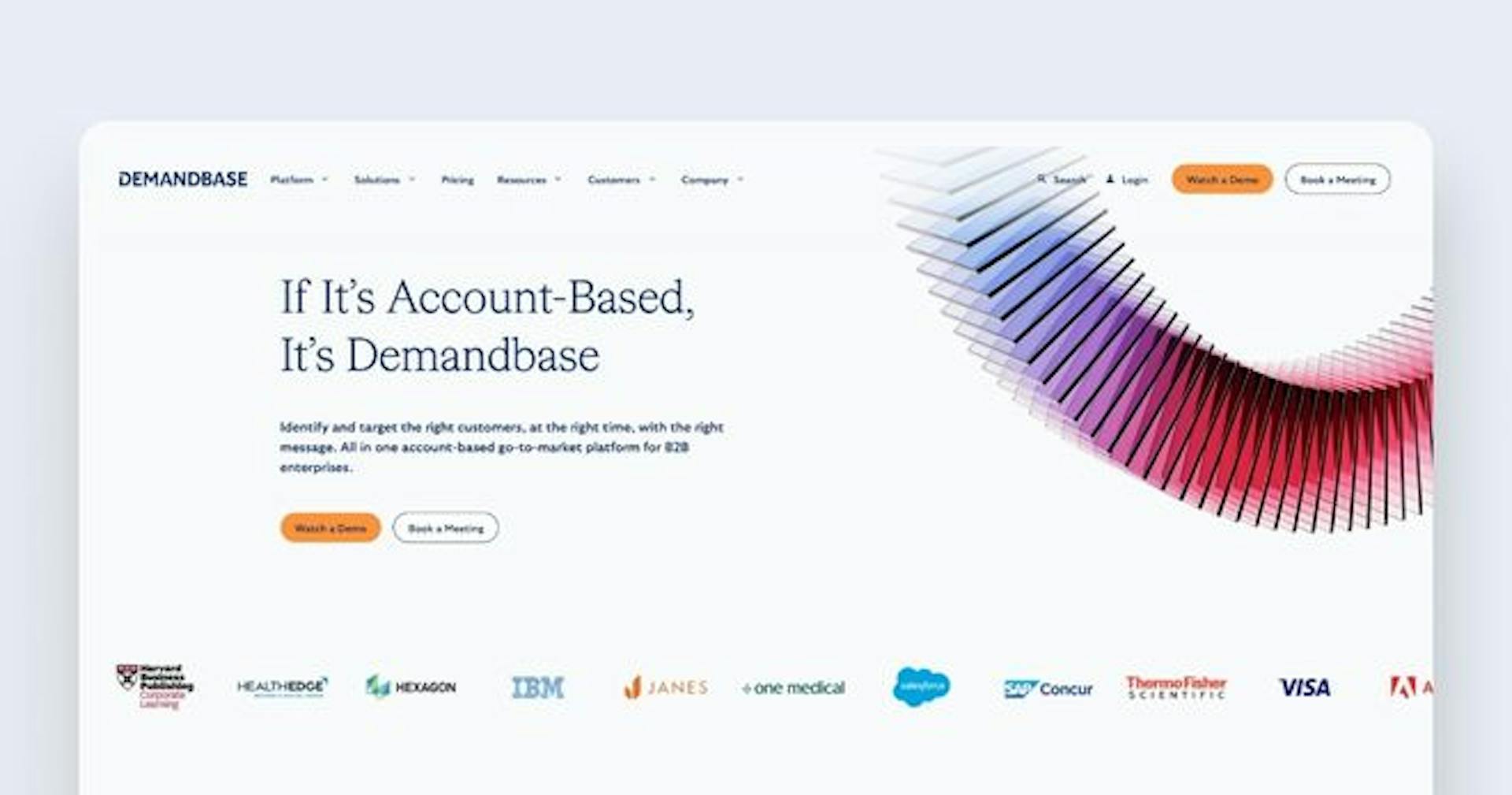 Sales enablement tools - Demandbase