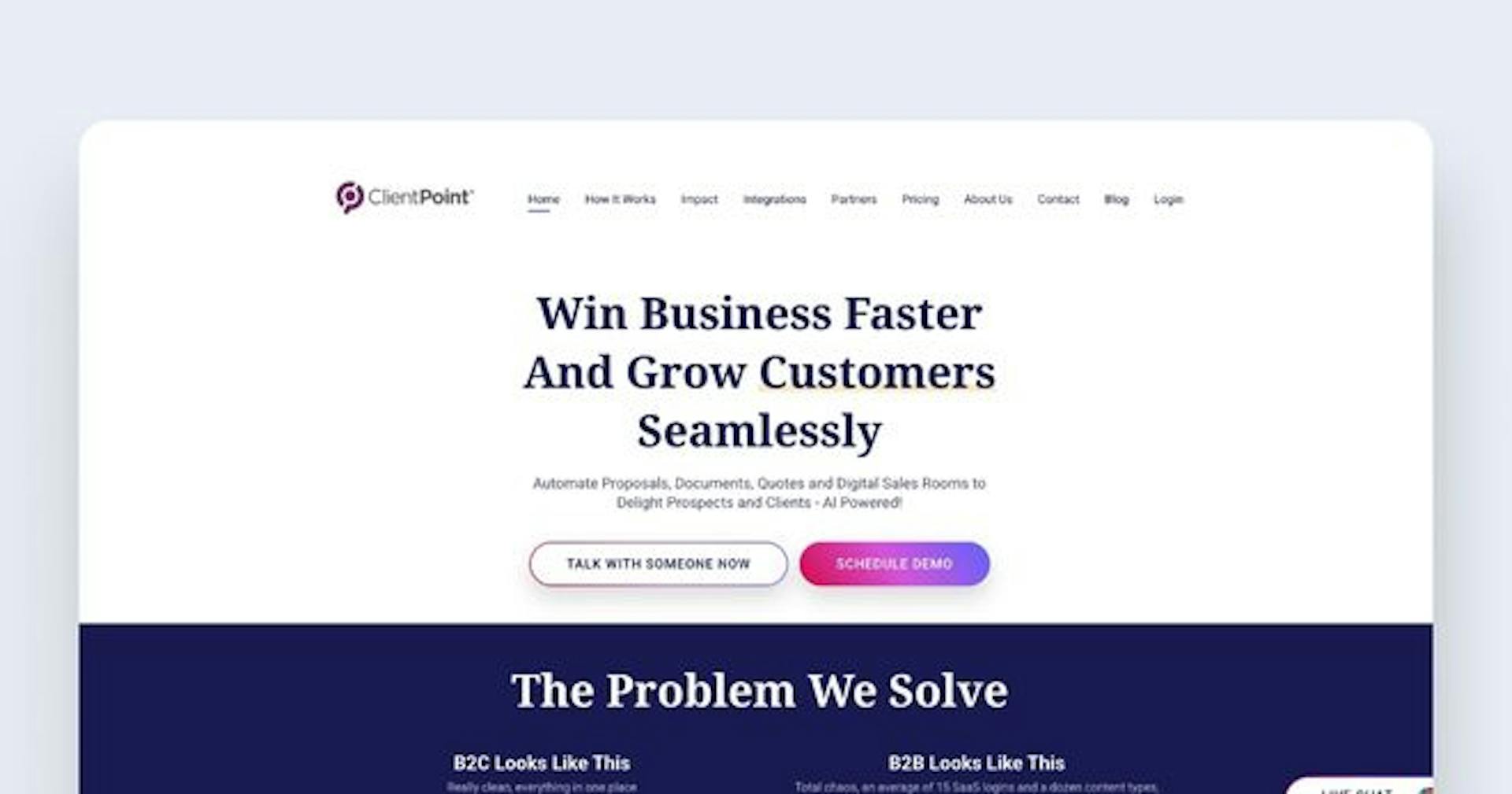 Sales enablement tools - ClientPoint