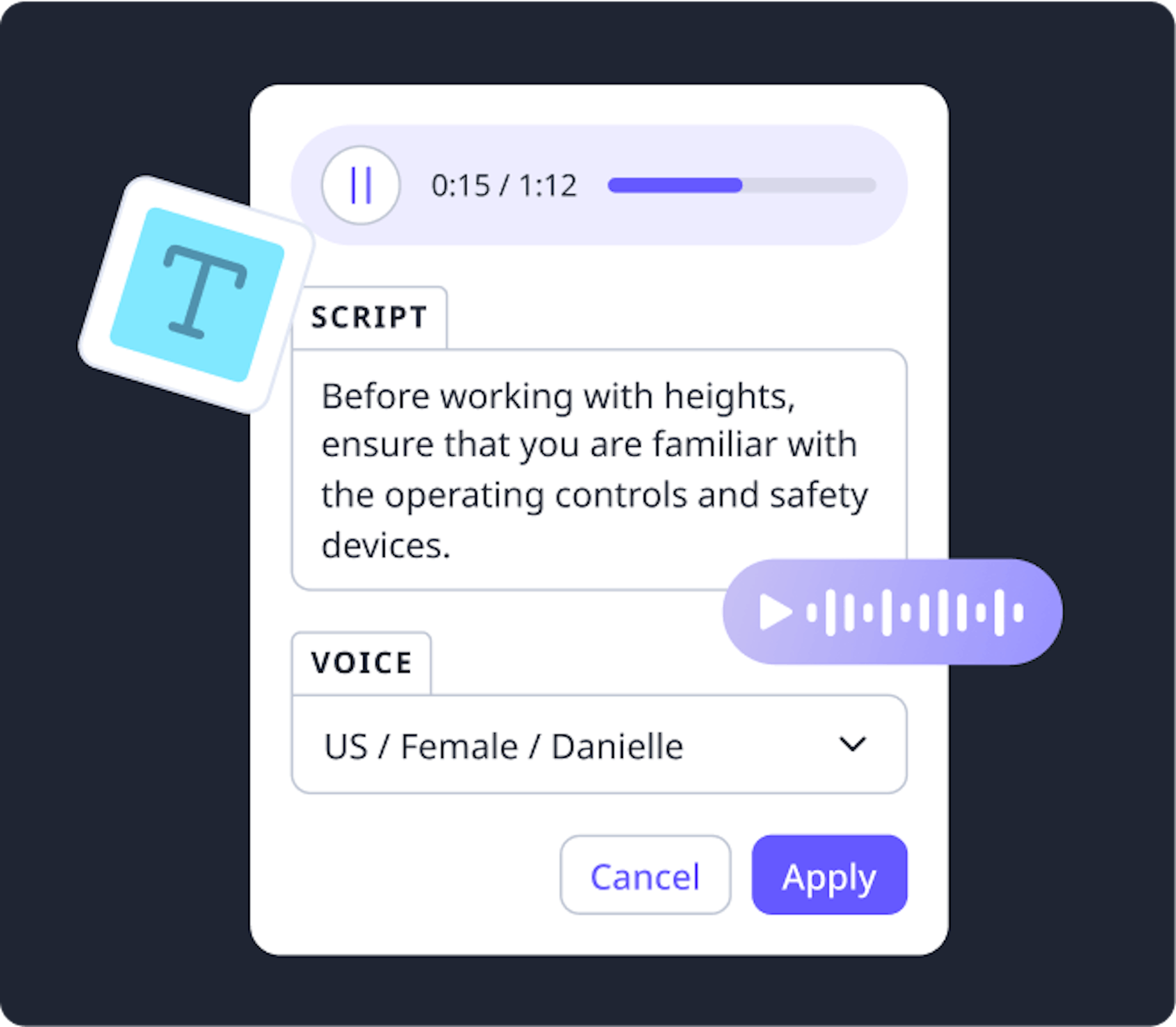 ai text narration