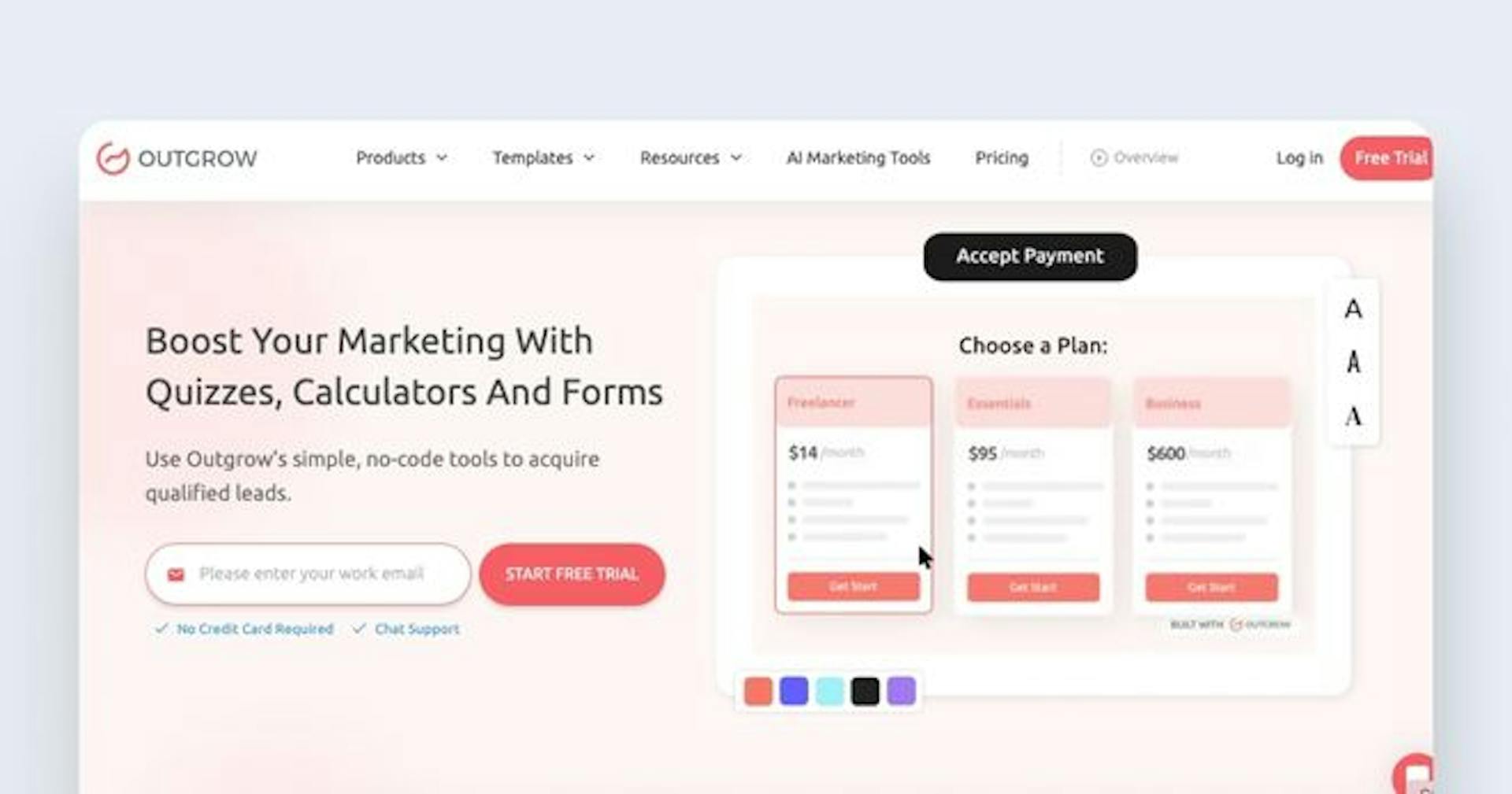 Quizlet flashcards alternative - Outgrow