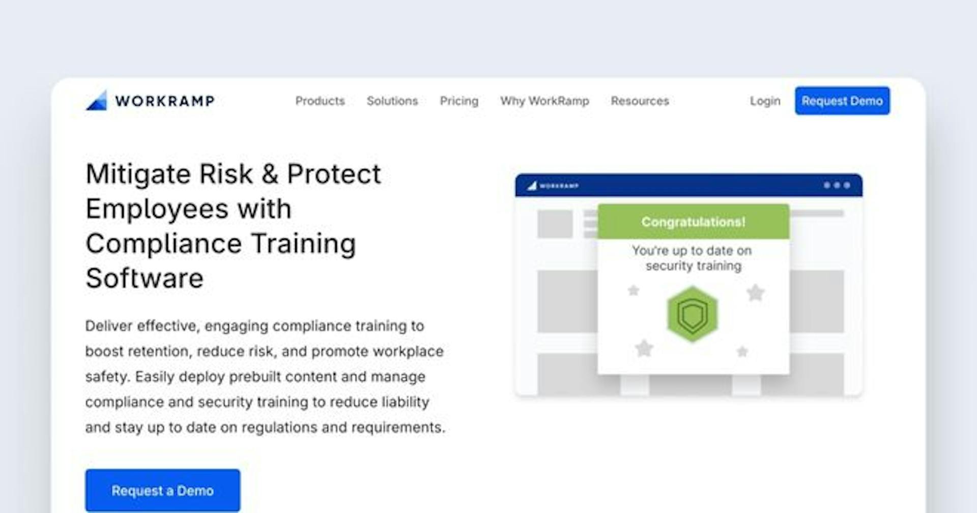 Compliance training management software - WorkRamp 