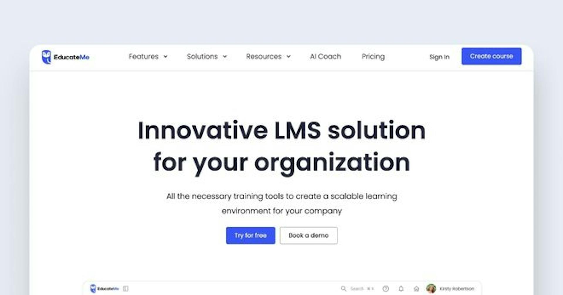 Compliance training management software - EducateMe
