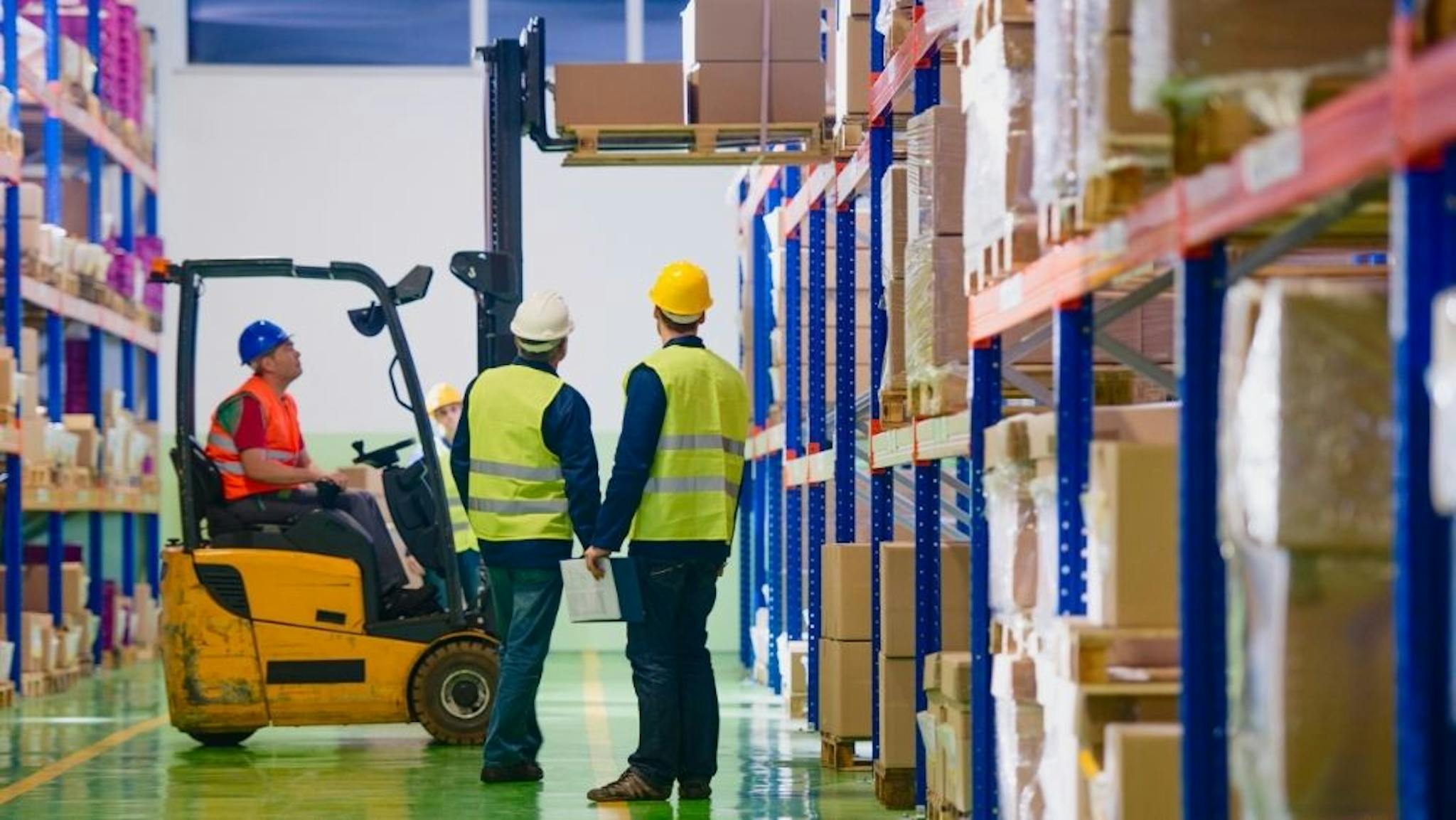 Forklift operator training