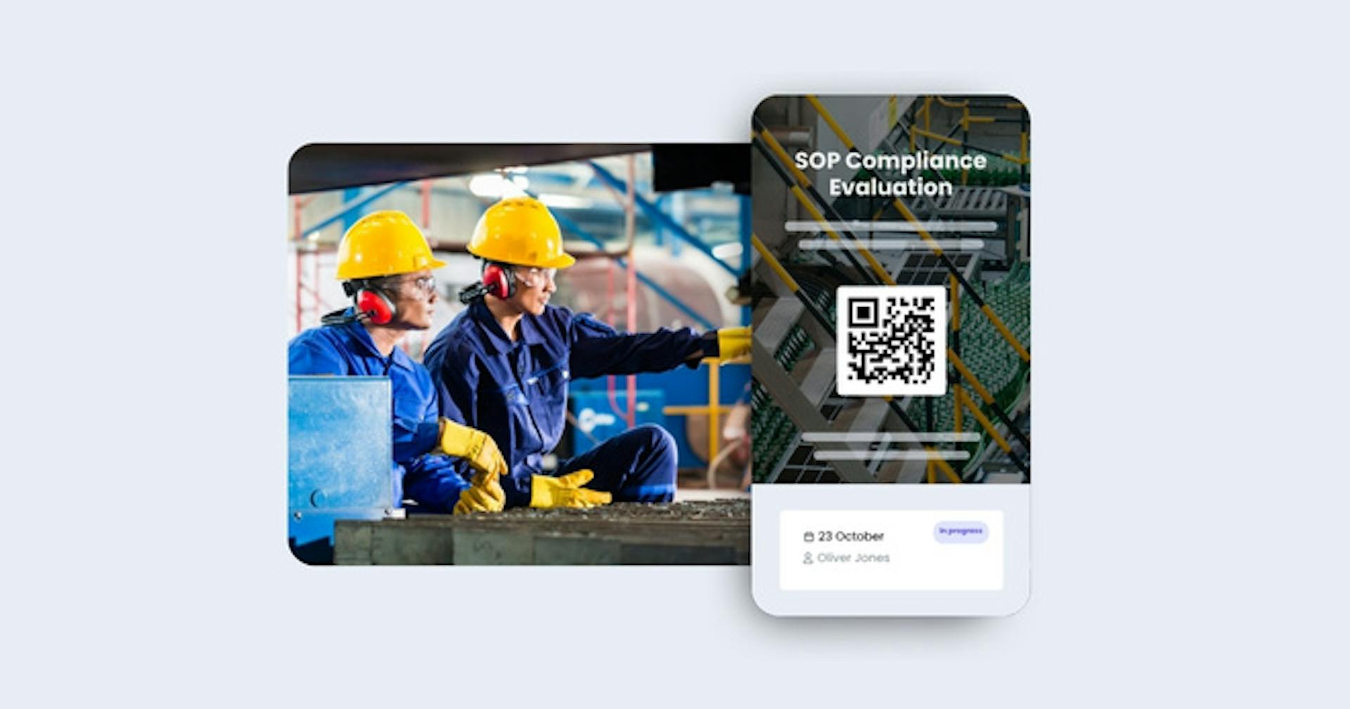 SOP compliance evaluator using SC Training
