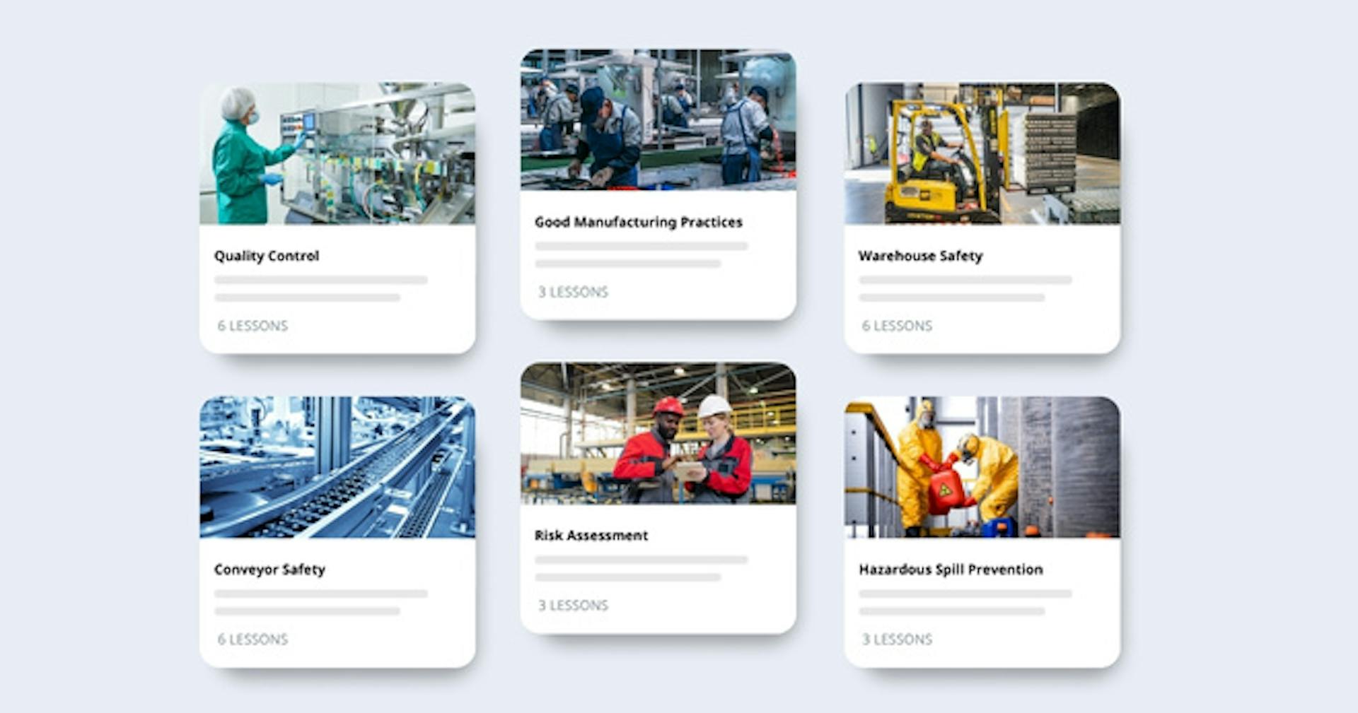 SC Training's manufacturing courses