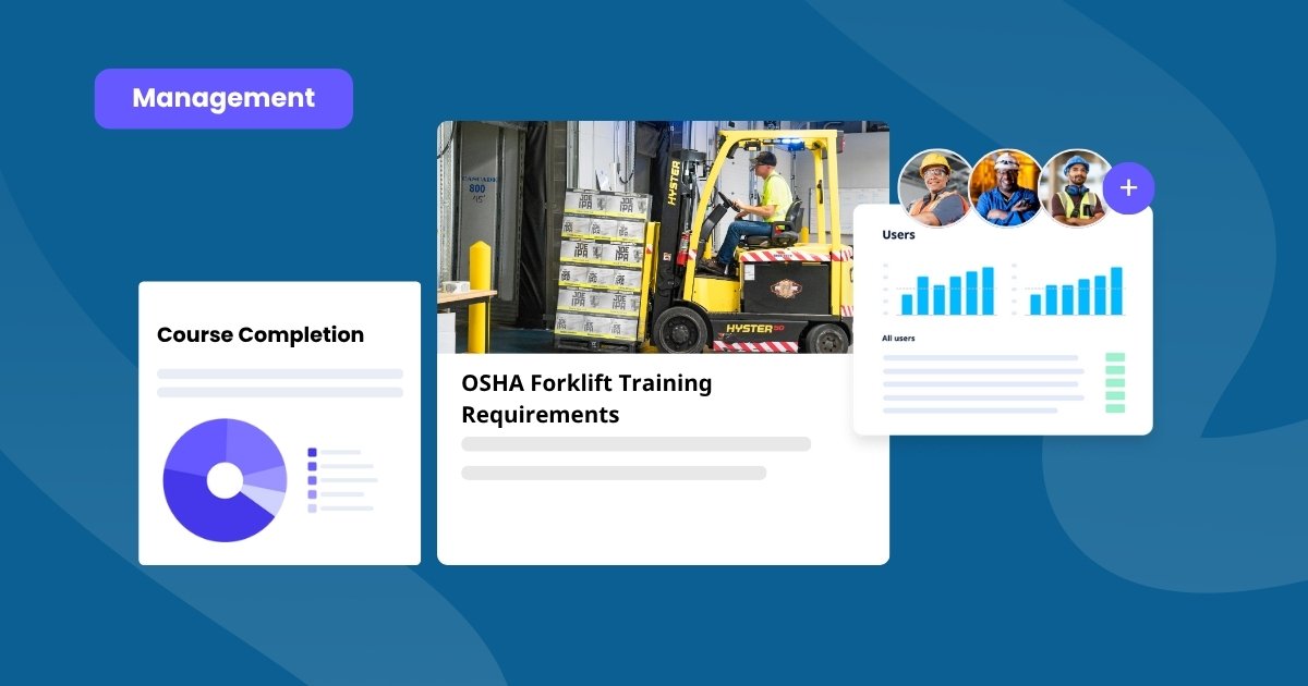 Forklift training management system