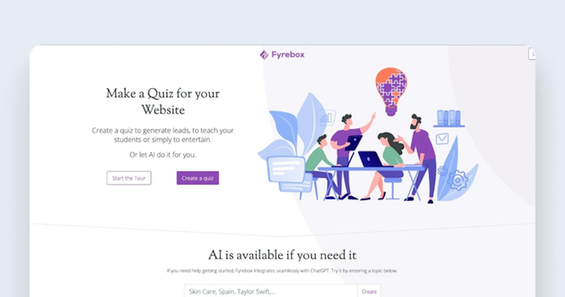 Online quiz makers - Fyrebox