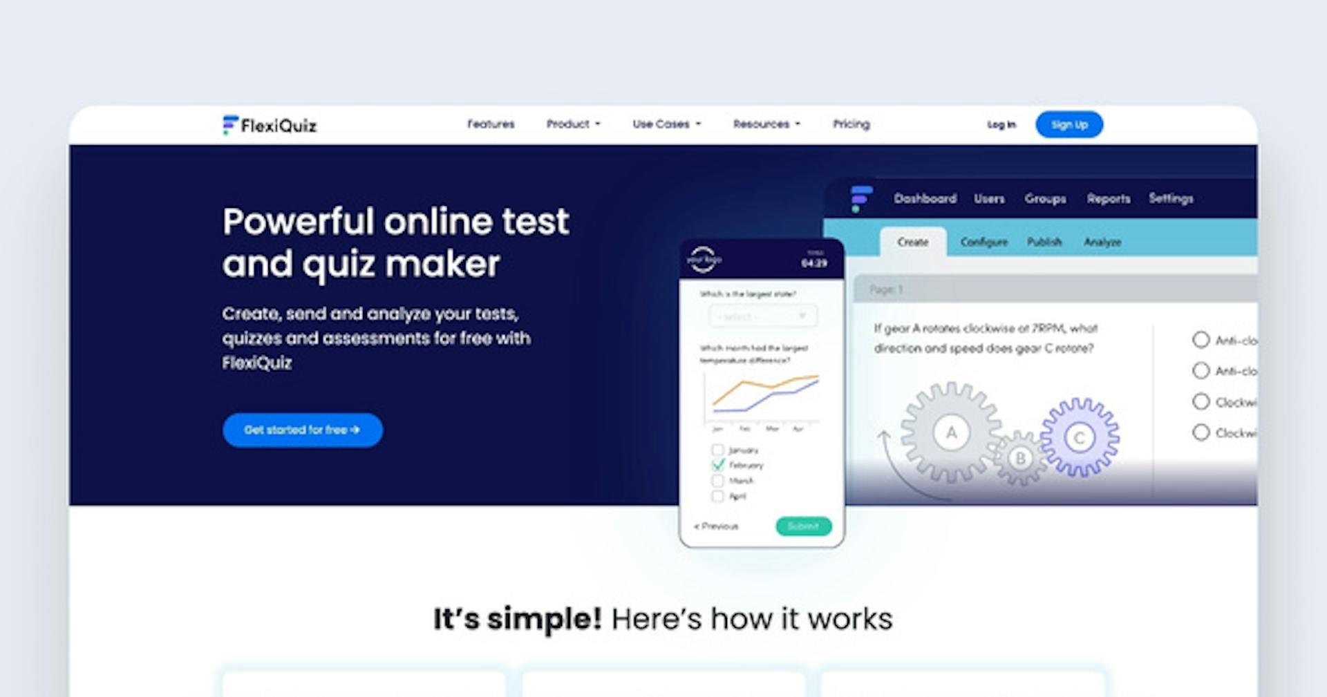 Online quiz maker - FlexiQuiz