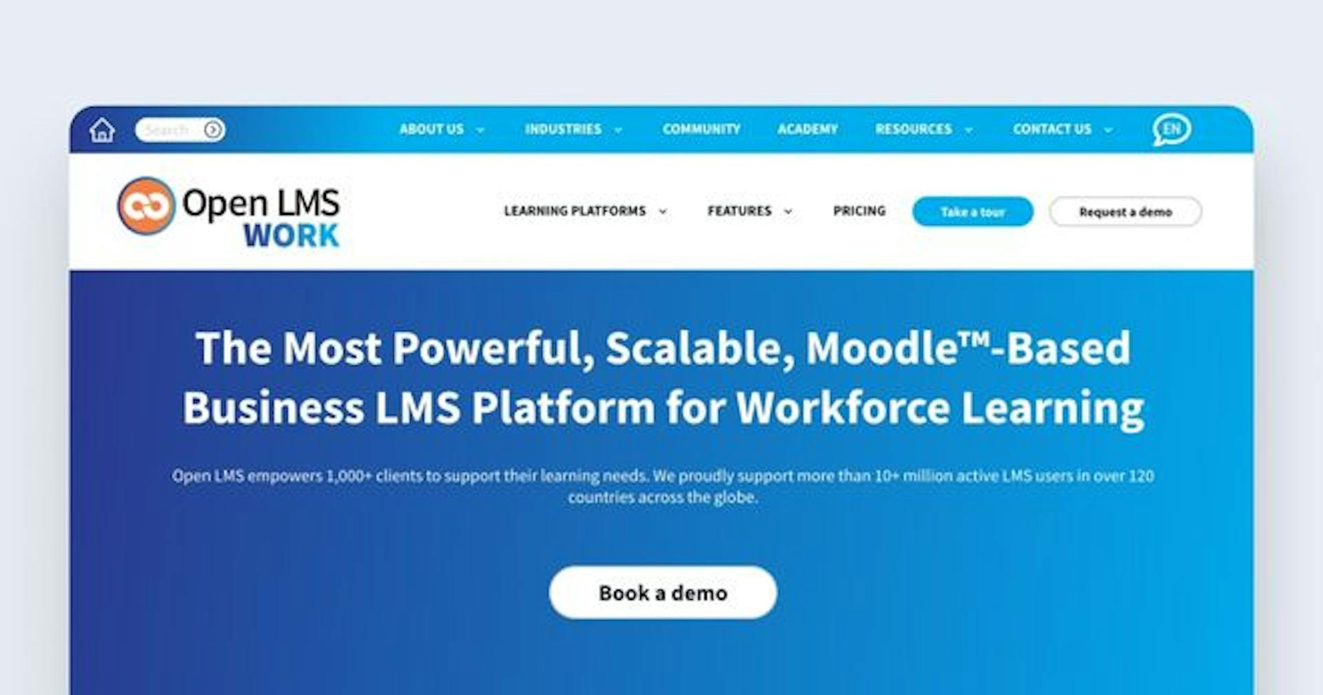 Online course platform - Open LMS Work