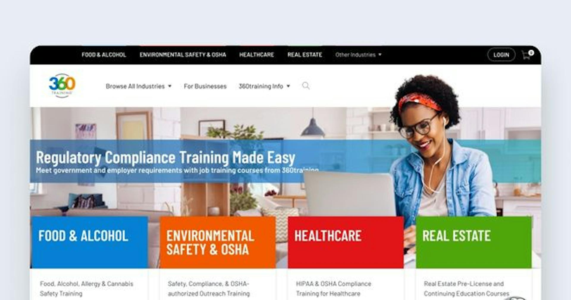 Online course platform - 360training