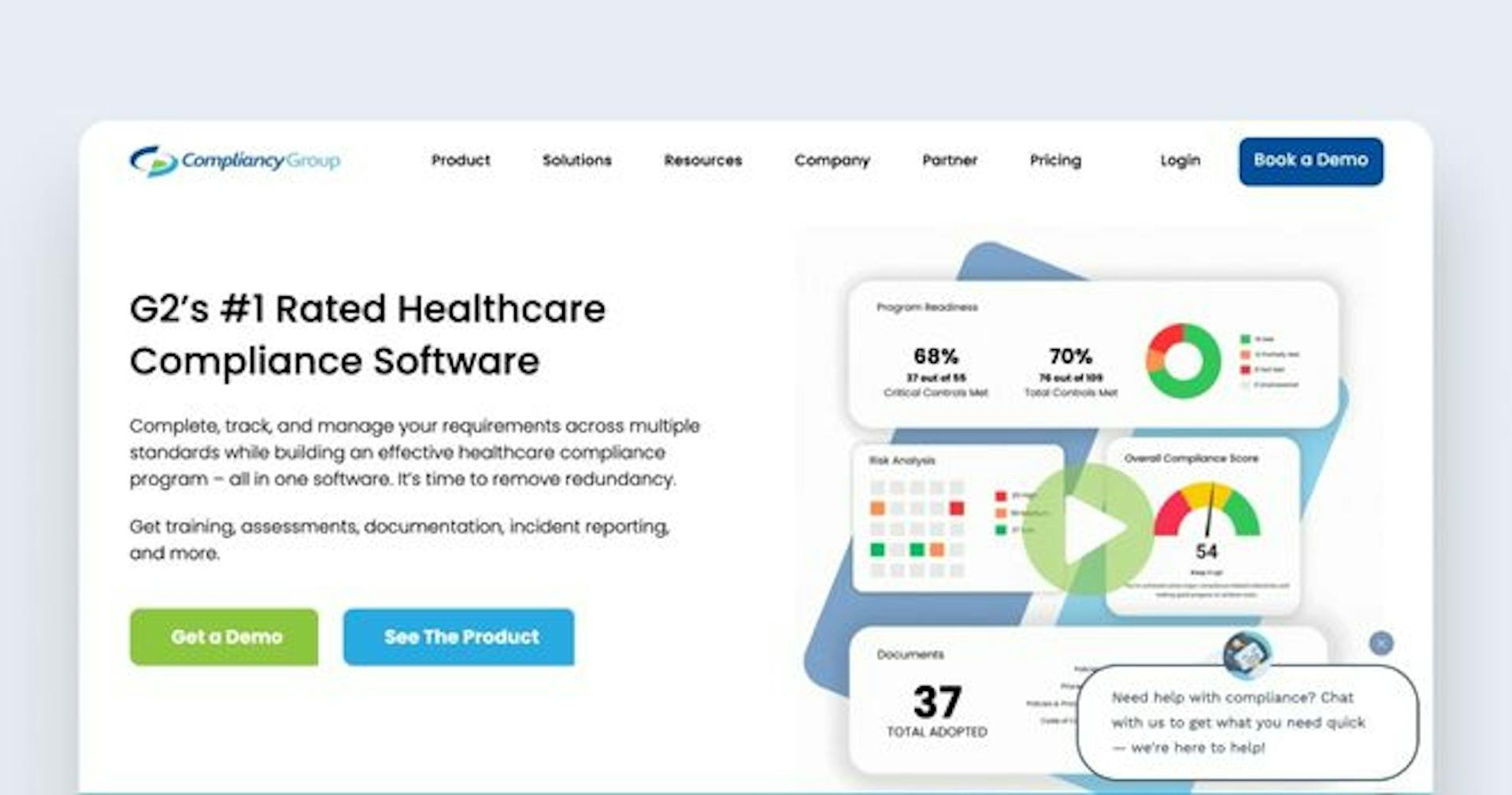 Compliancy Group homepage