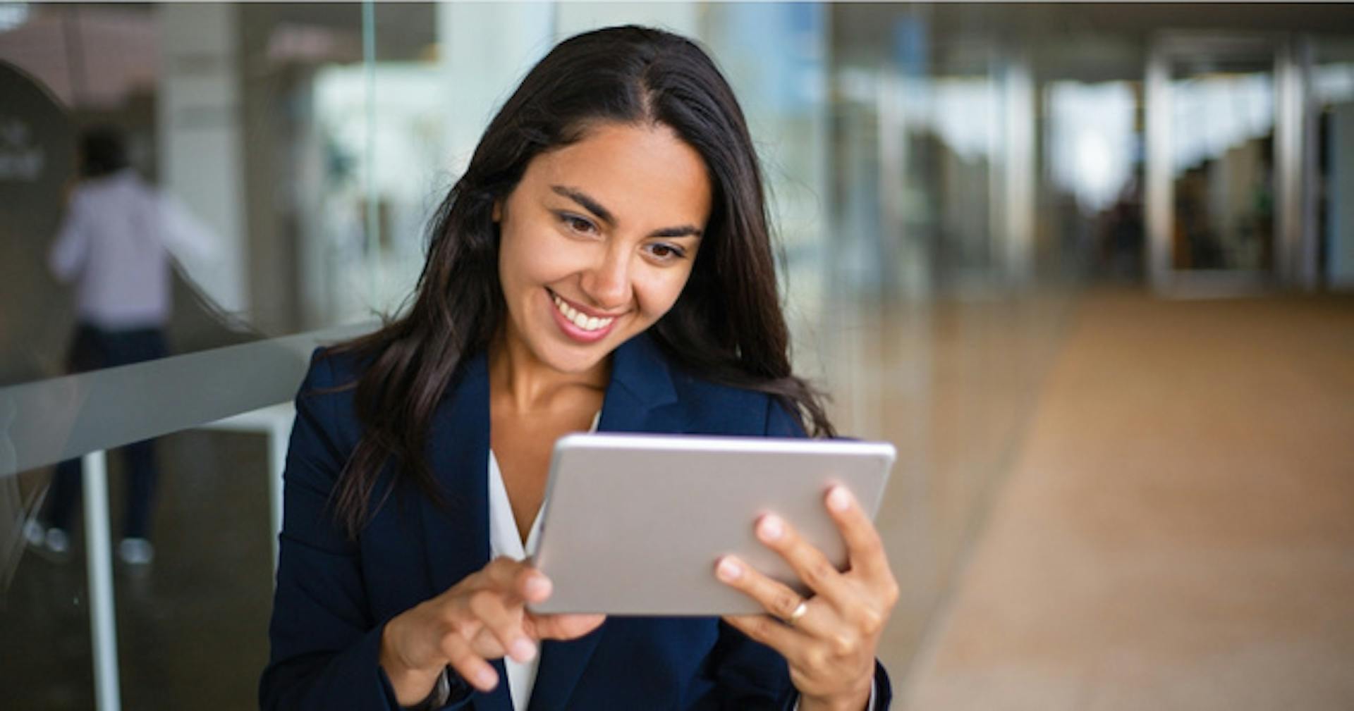 Learner watching a video