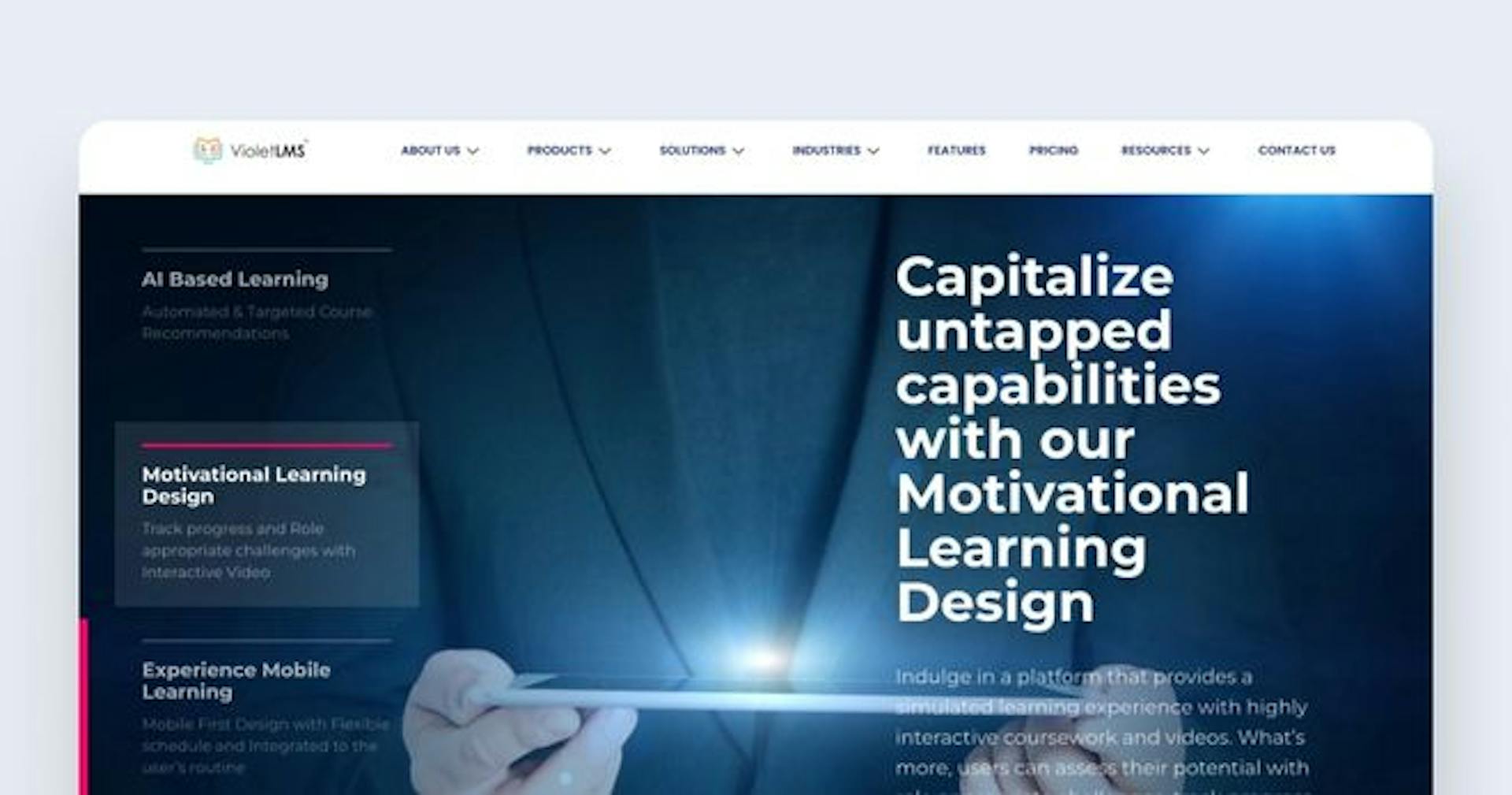 Learning management systems for businesses - Violet LMS