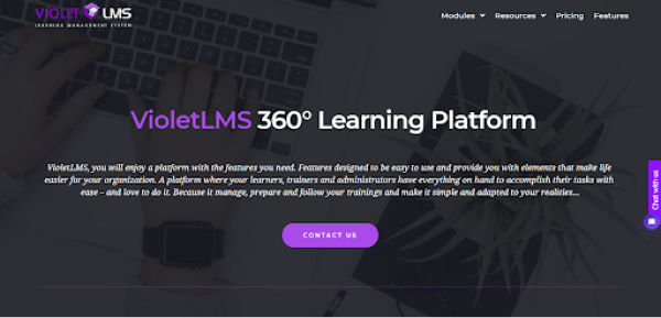 Best learning management system - Violet LMS