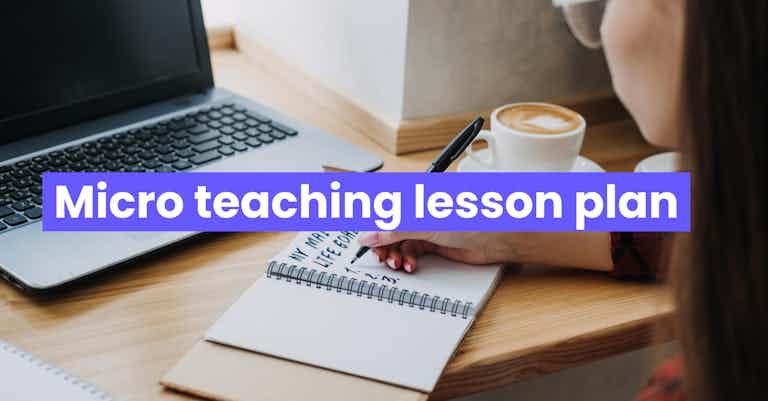 Micro teaching lesson plan