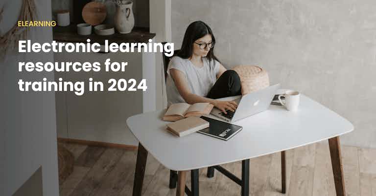 Electronic learning resources for training in 2024