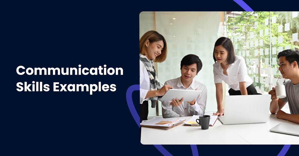 Communication Skills Examples