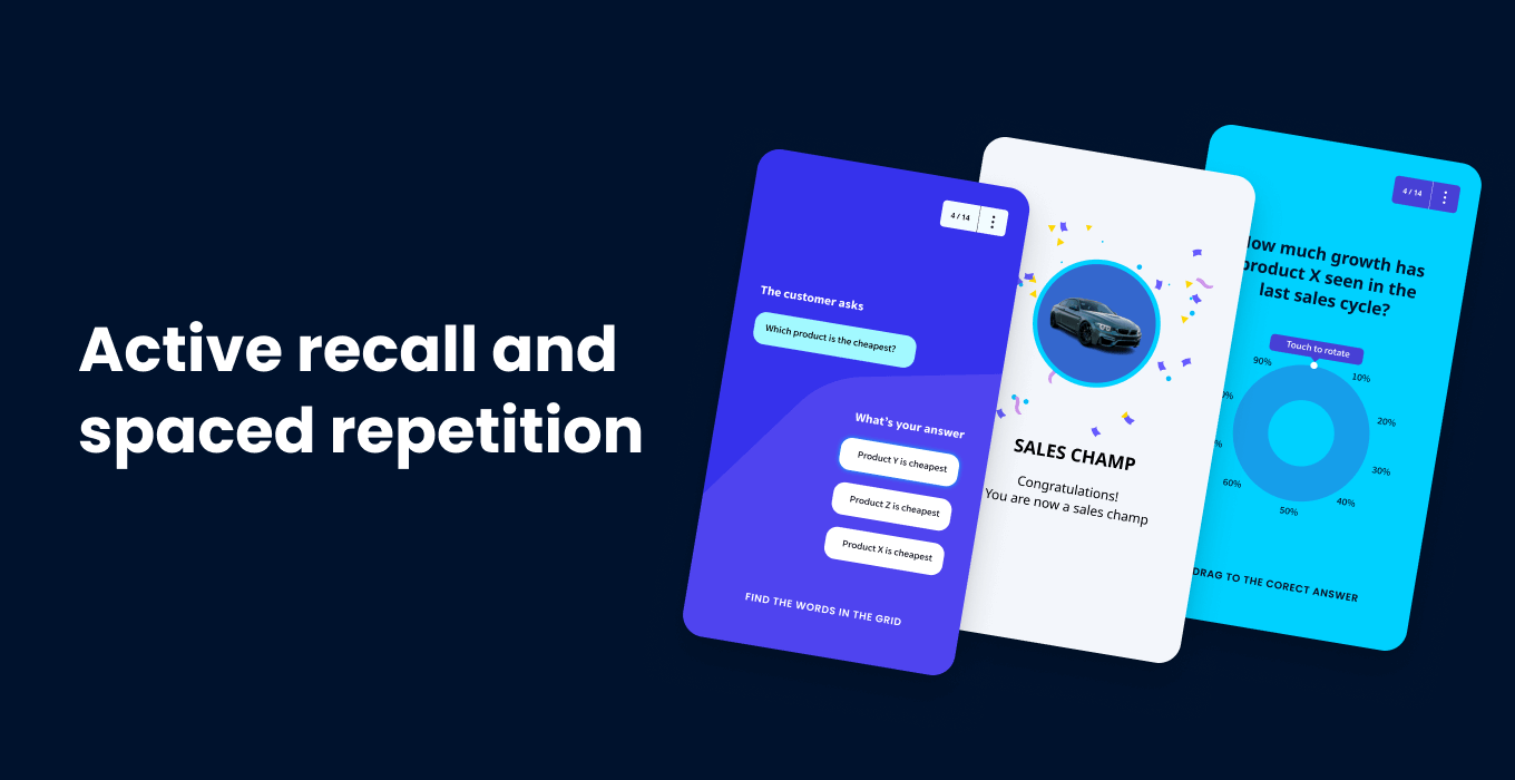 How to learn better with active recall and spaced repetition EdApp