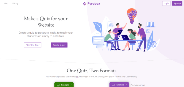 Free Quiz Maker - Fyrebox
