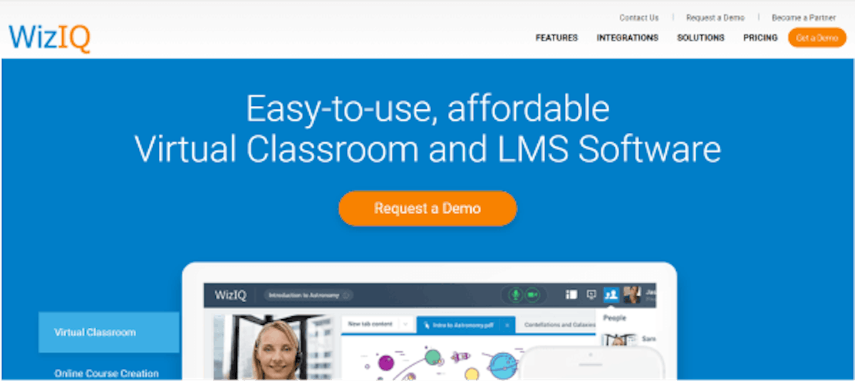 LMS solution - WizIQ