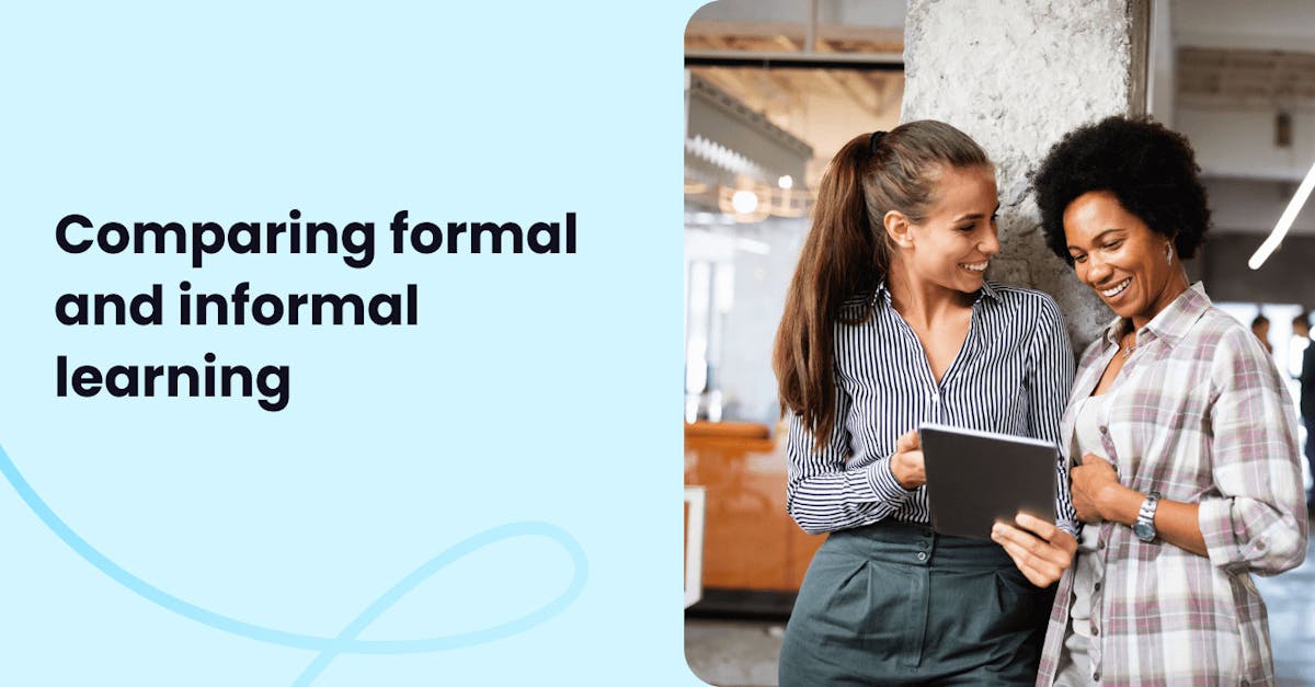 Formal and informal learning