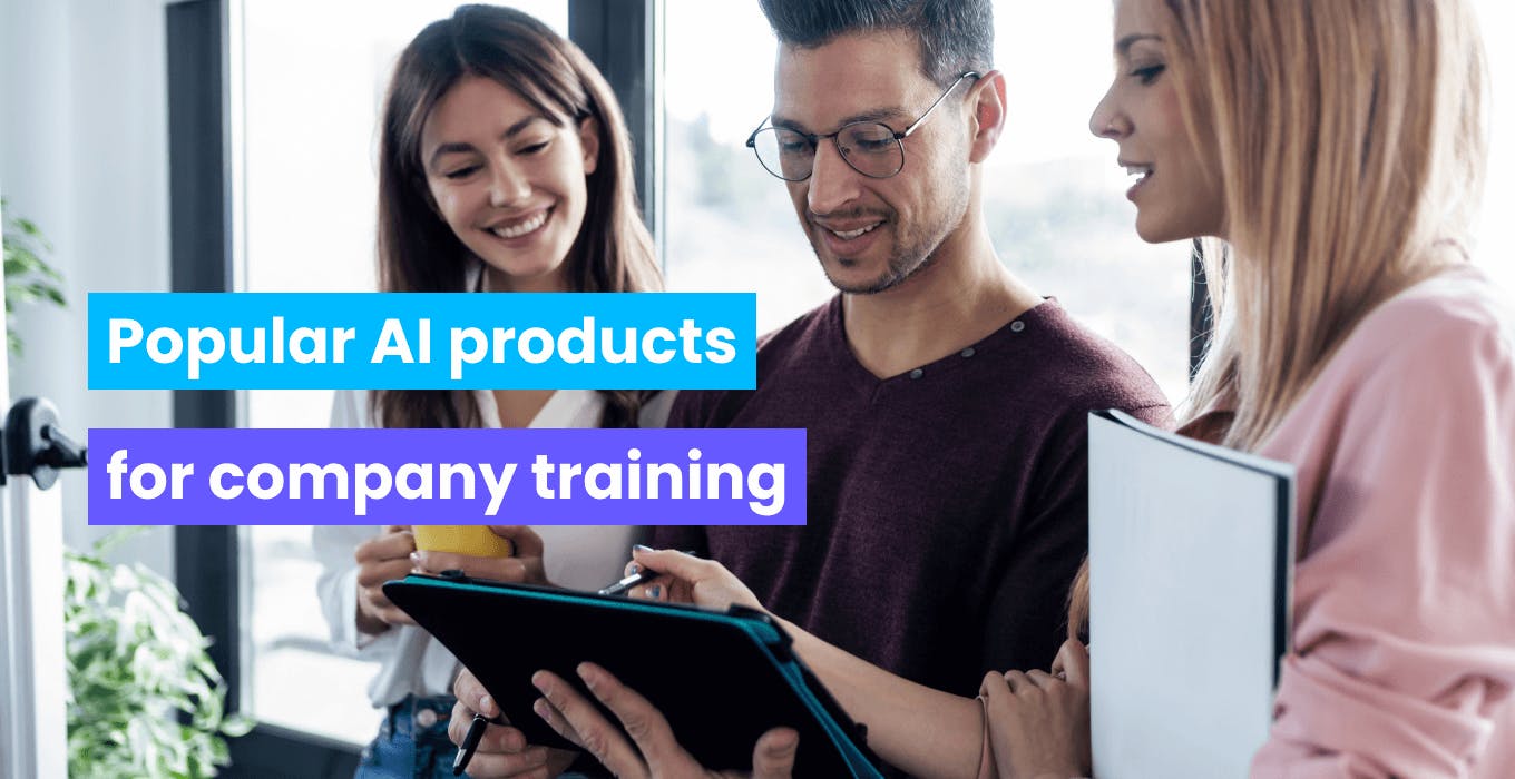 10 Popular AI products for company training