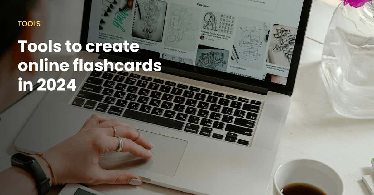 Tools to create online flashcards in 2024 - banner image