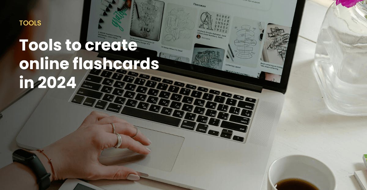 Tools to create online flashcards in 2024 - banner image