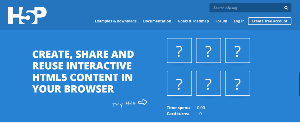 Instructional design authoring tool - H5P