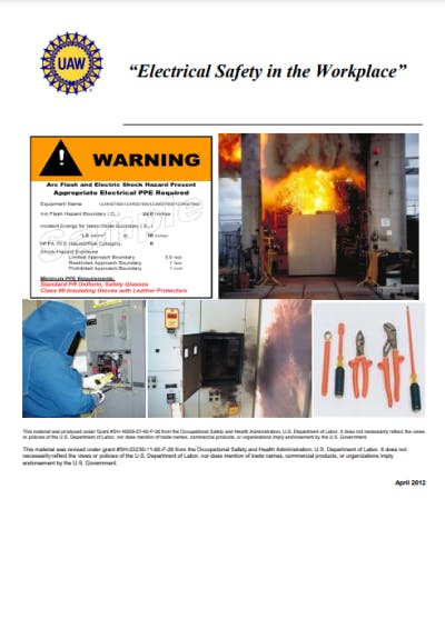 Electrical safety training manuals PDF - Electrical Safety in the Workplace