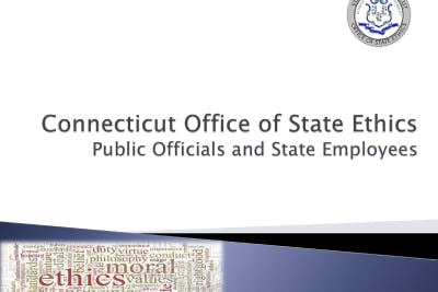 Connecticut Office of State Ethics PowerPoint