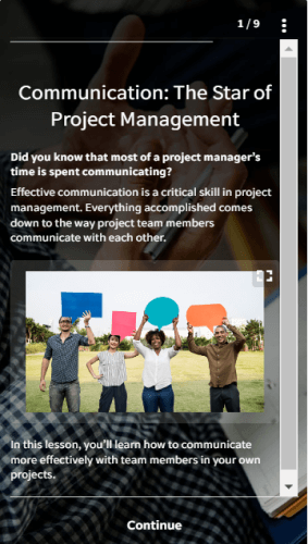 Project Management Training Free - SC Training (formerly EdApp)'s Communication in Project Management