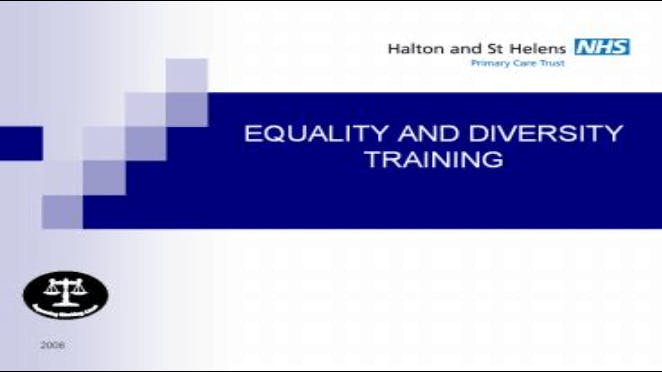 Equality and Diversity powerpoint