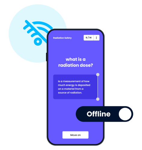Feature of mobile learning - Offline access