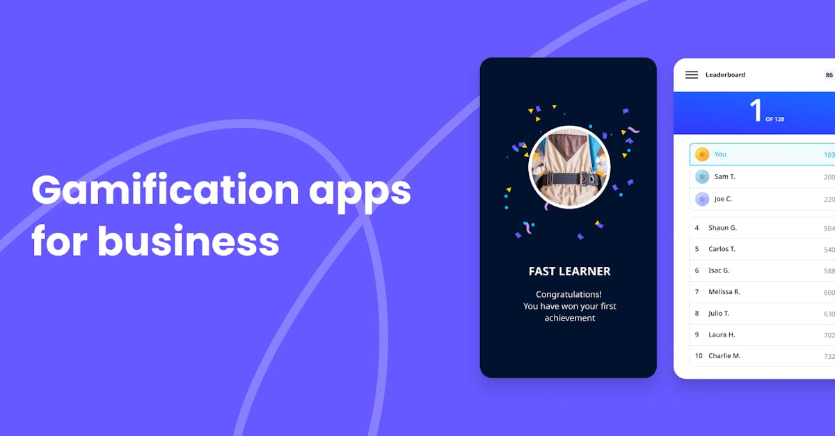 Business gamification apps