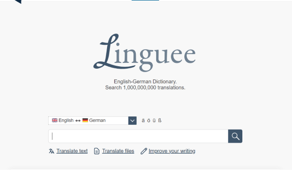 Free AI translation tools - Linguee